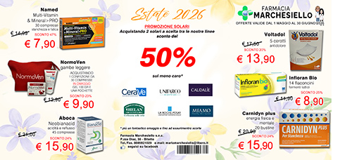 Offerte della Farmacia Marchesiello di Bitetto