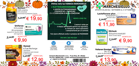 Offerte della Farmacia Marchesiello di Bitetto